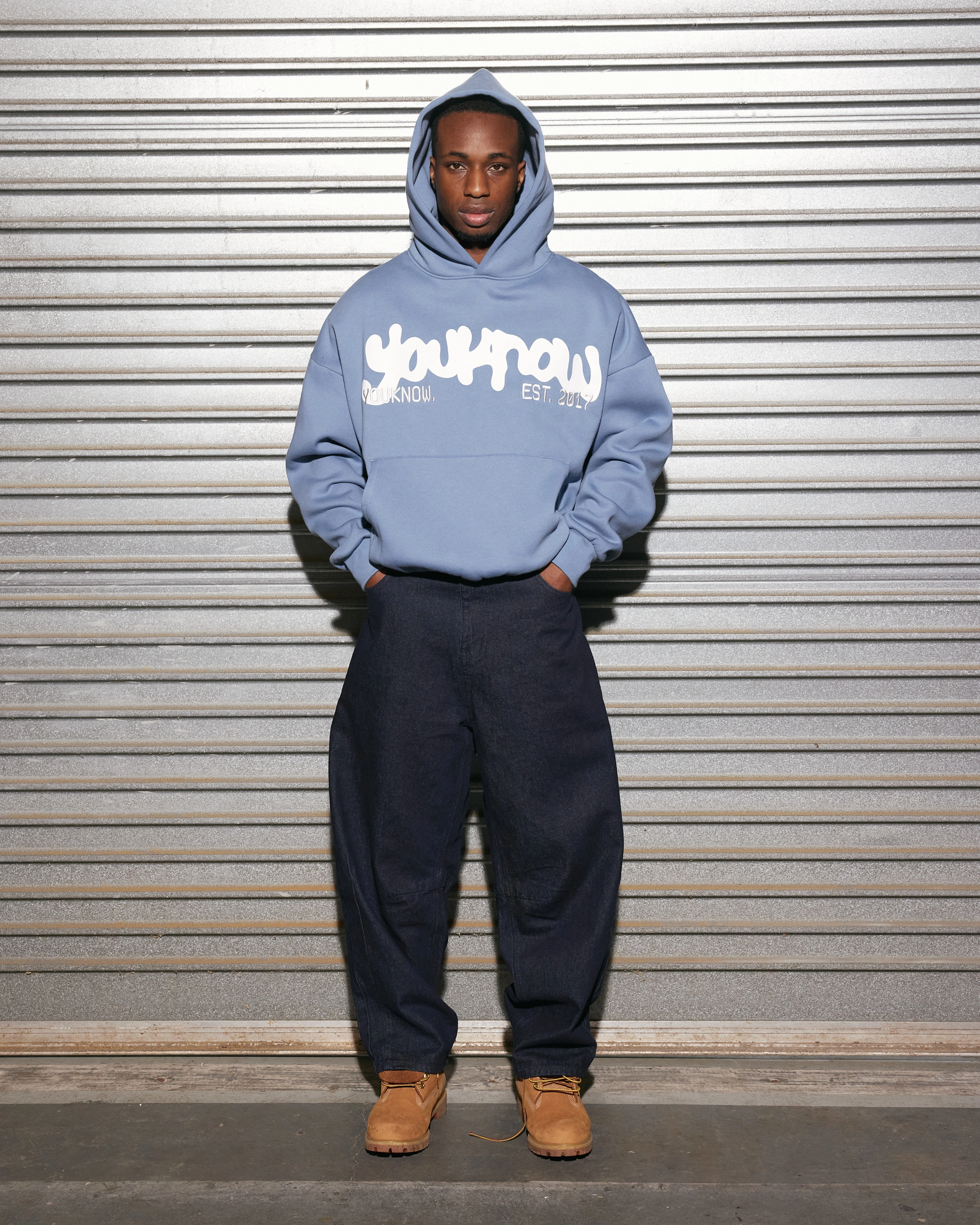 warm-toned Impact Hoodie | Ocean Fog