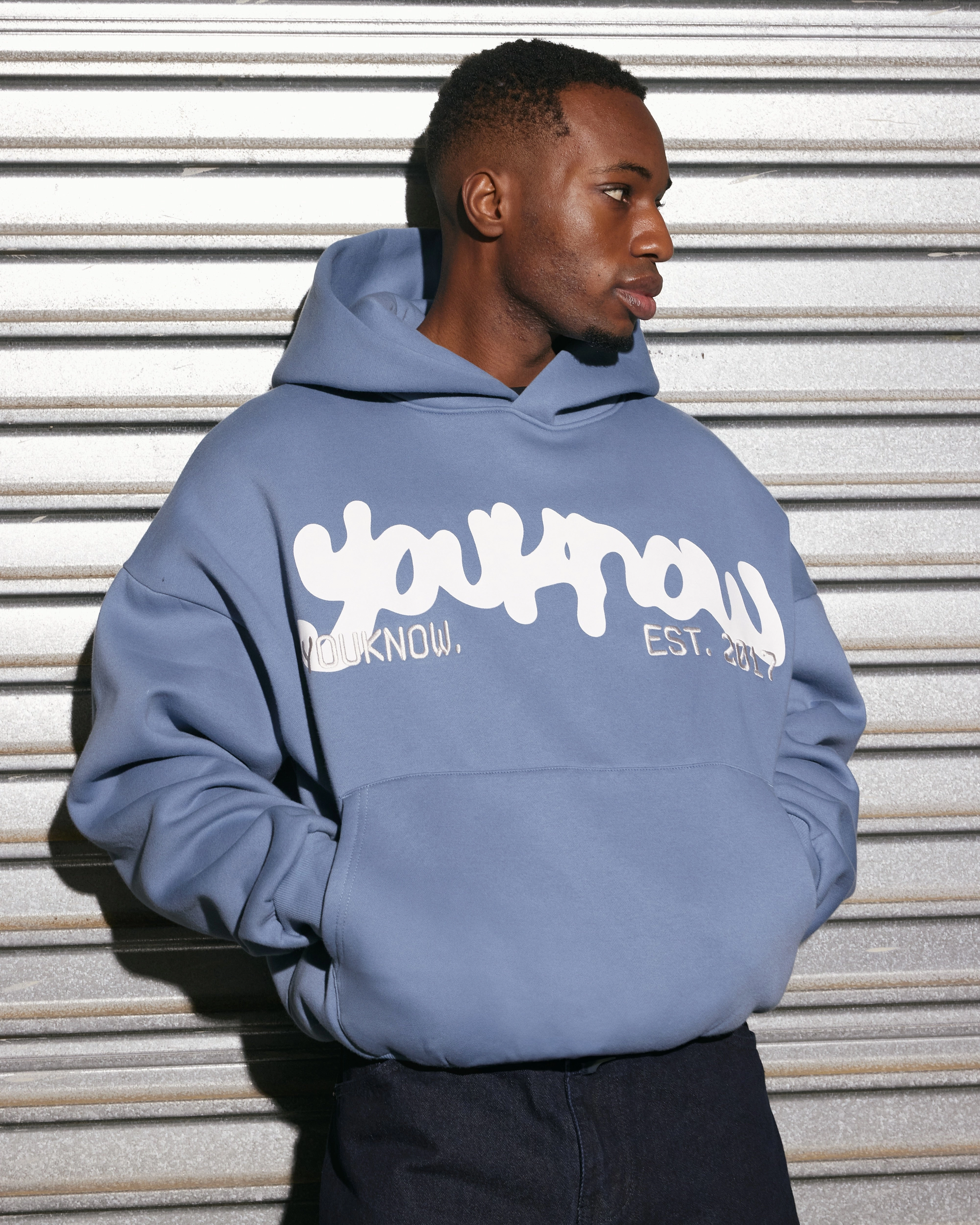 Soft Touch Feel Impact Hoodie | Ocean Fog
