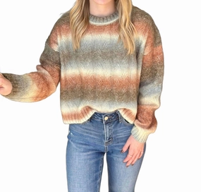 Caroline Sweater In Coral Moisture Wicking Technology