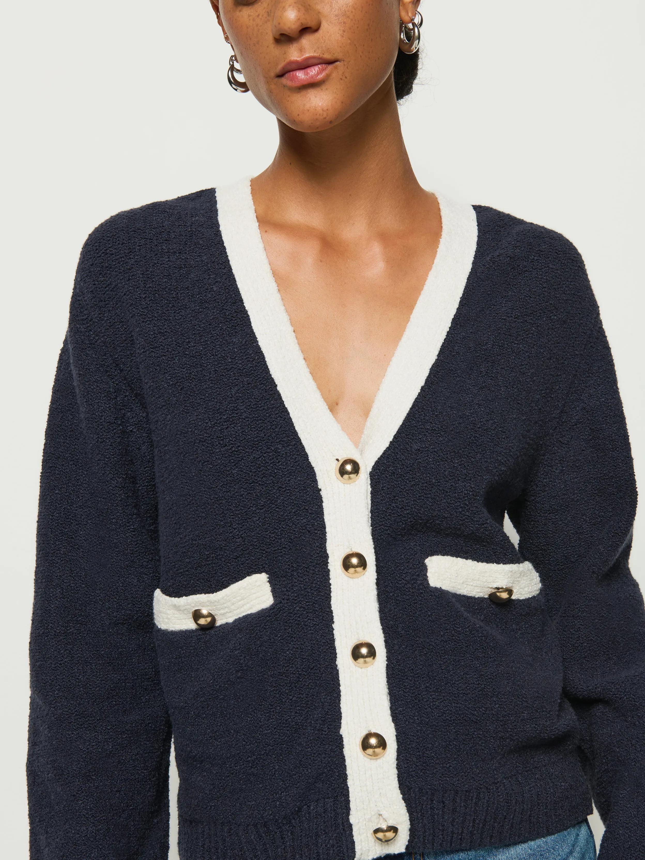 Carolyn Cardigan Non Restrictive Armhole