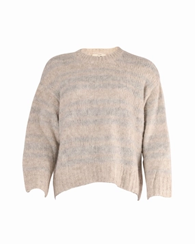 Iro Sagal Knitted Sweater in Multicolor Acrylic Comfy Warmth Comfort Choice