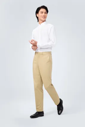 Comfort Waist InstantCool Lightweight Twill Smart Pants | Dark Khaki GNE426