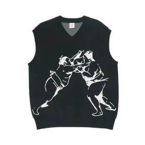 Adaptive Fit Silhouette A Thousand Futures 'Sumo' Knit Vest - Black