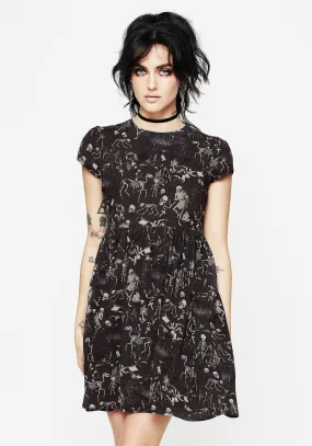 Melancholia Mini Skater Dress Soft Appeal