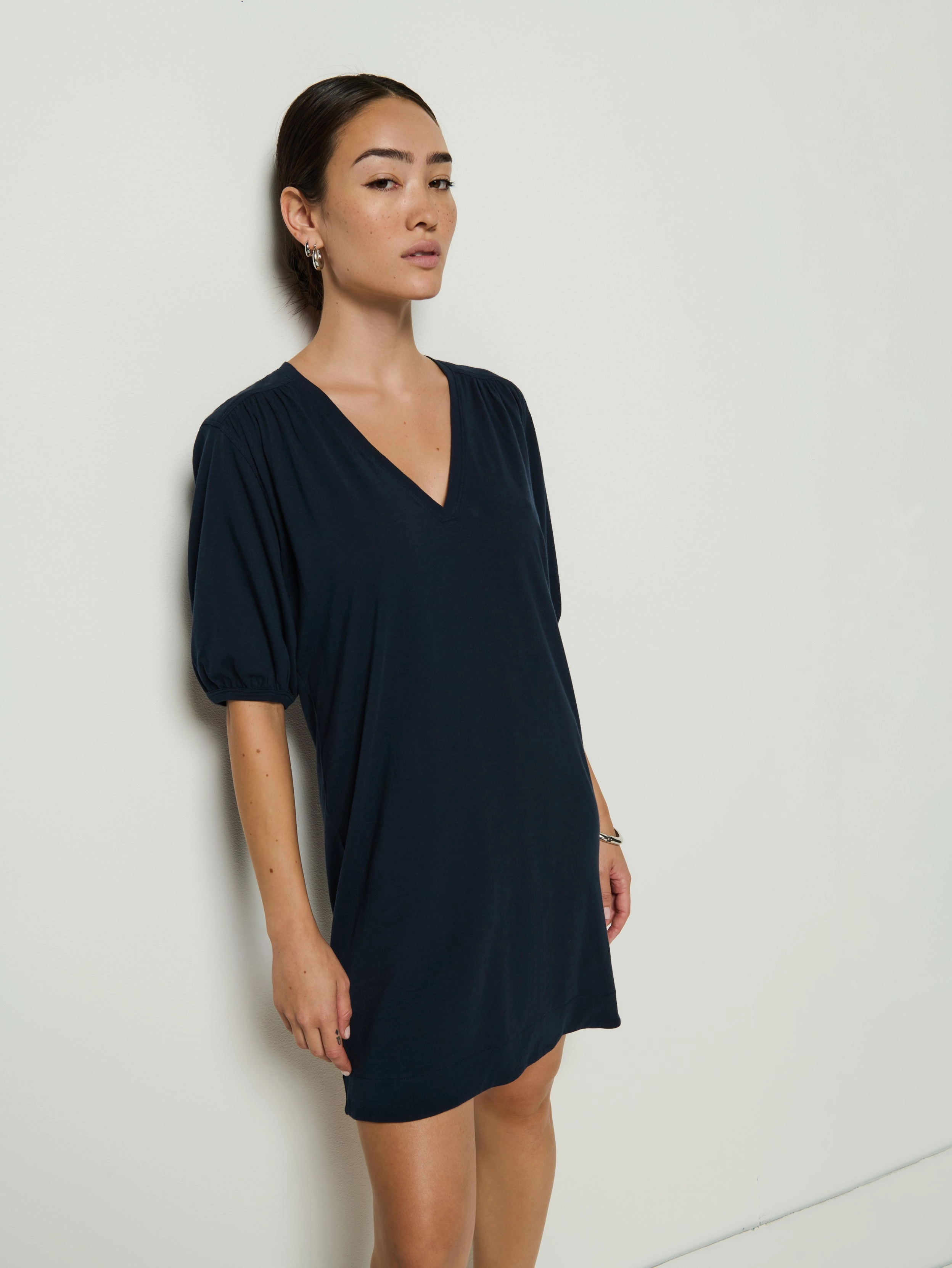 Lea Shirred Mini Feminine Design Sporty Look