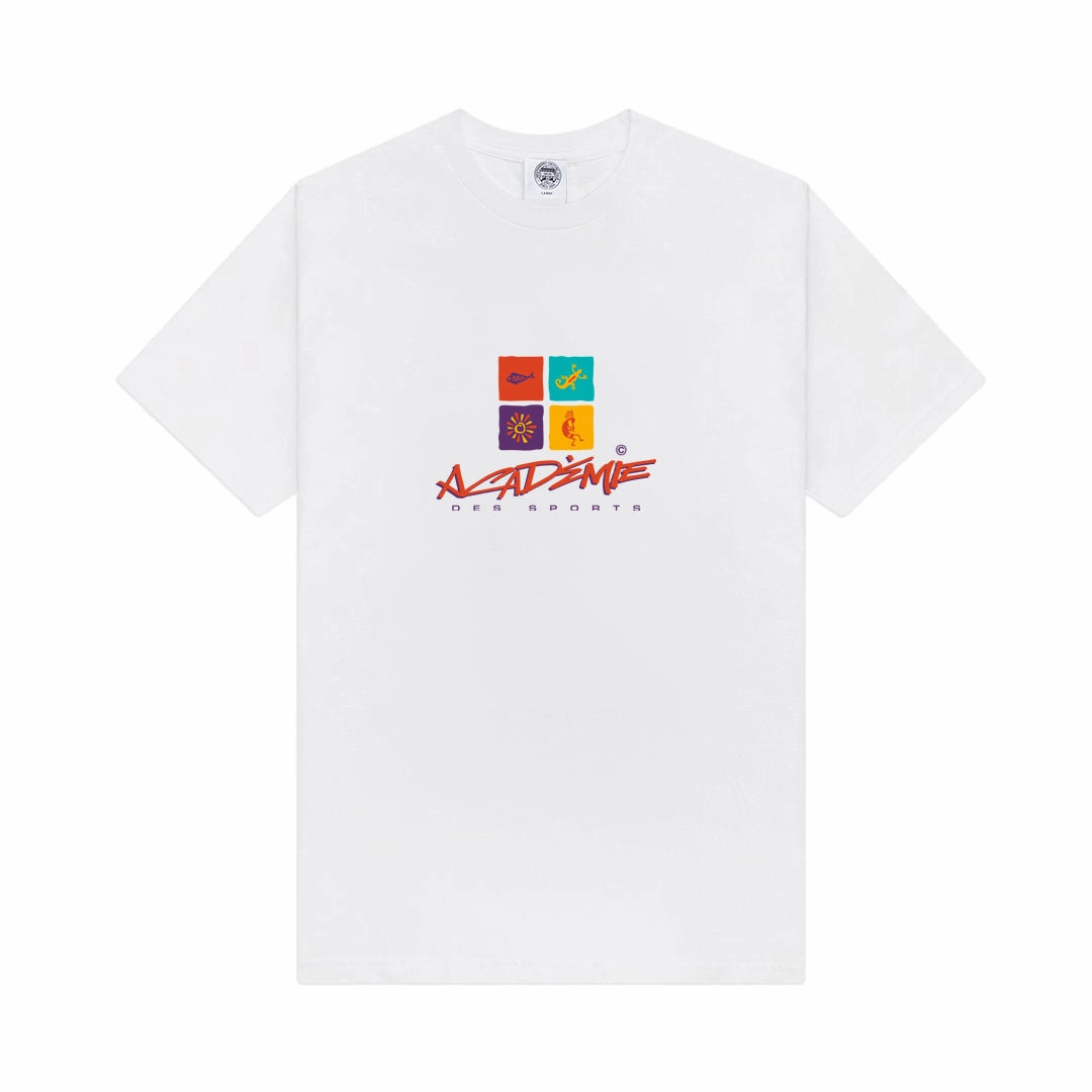 Eco Friendly Fabric Vice 84 *10 Years Of* 'Sea Shapes' Tee - White