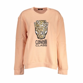 Cavalli Class Elegant Fleece Crew Neck Women's Sweater Cozy Knit Style