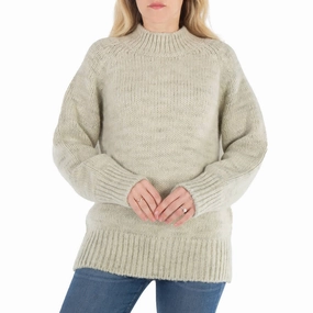 Maison Margiela Ladies Pistachio Botanical Dye Crew-Neck Jumper Seasonal Comfort