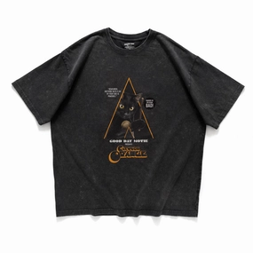 (ZT1256) Catwork Movie Graphic Tee Casual Layer Look