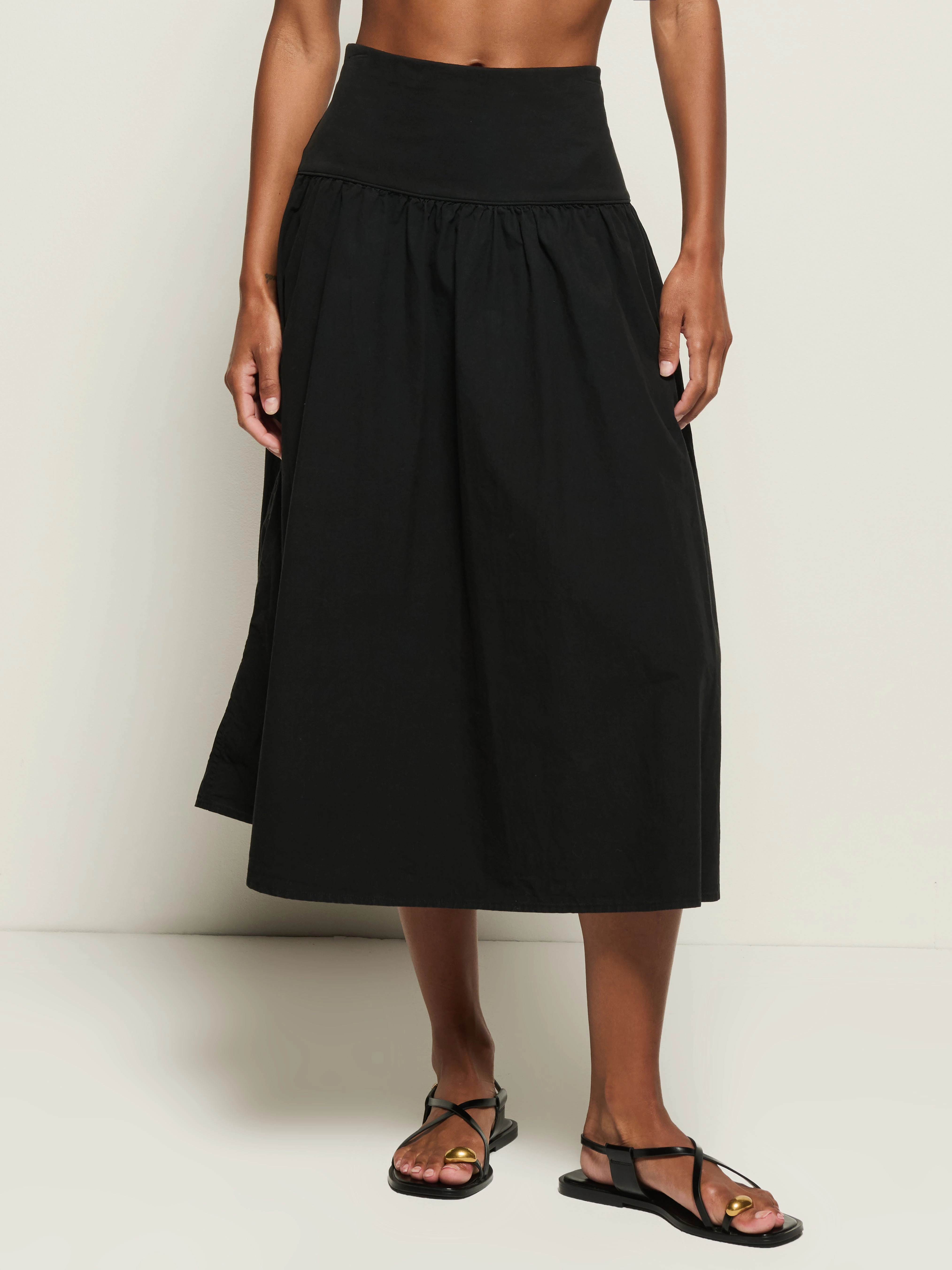 Ava Midi Skirt Adjustable Ties