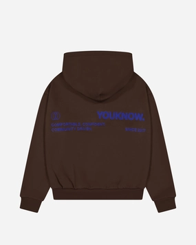windproof lining Errand Ready CCC Hoodie | Brown