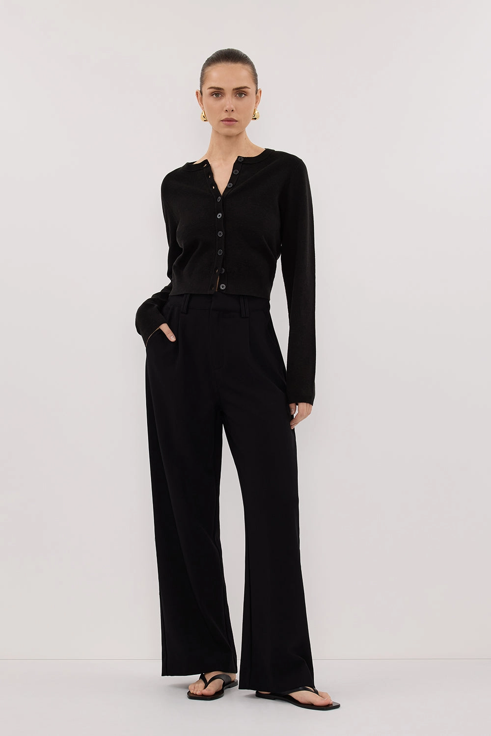 CELINE BLACK PANT Double Stitched SecureClosureSystem