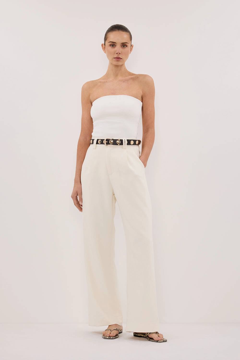 CELINE CREAM PANT Day Ready All Season Fit