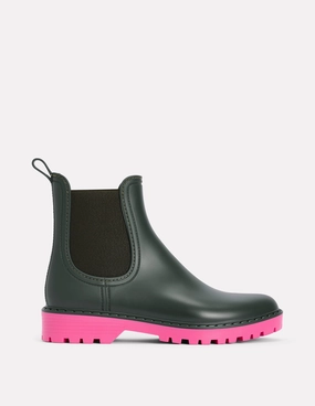 Chelsea Wellie Boots-Woodland Green Comfortable Movement Slip Resistant Rainy Day Commuter