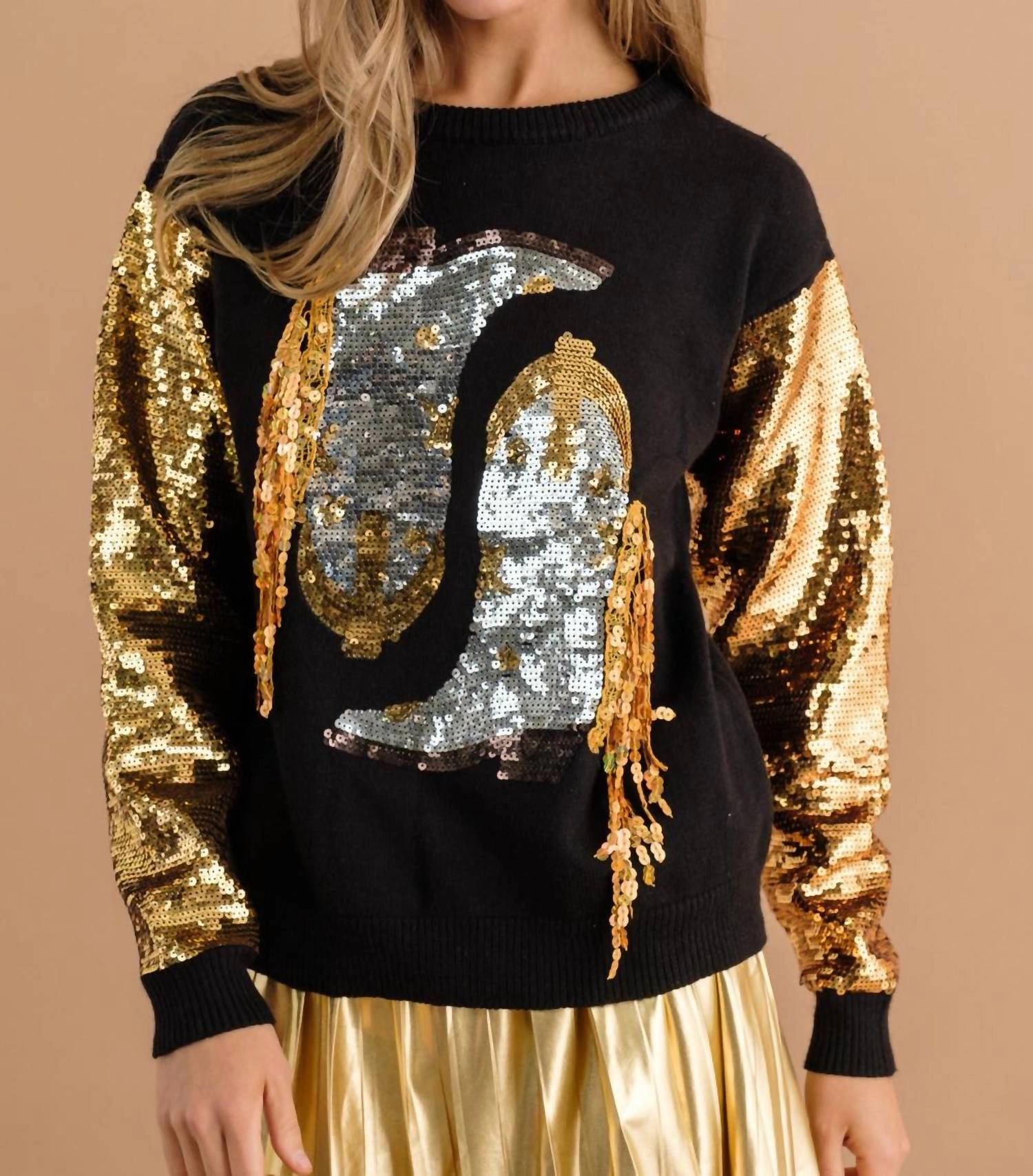 Snug & Stylish WhoS Bad Sweater In Black