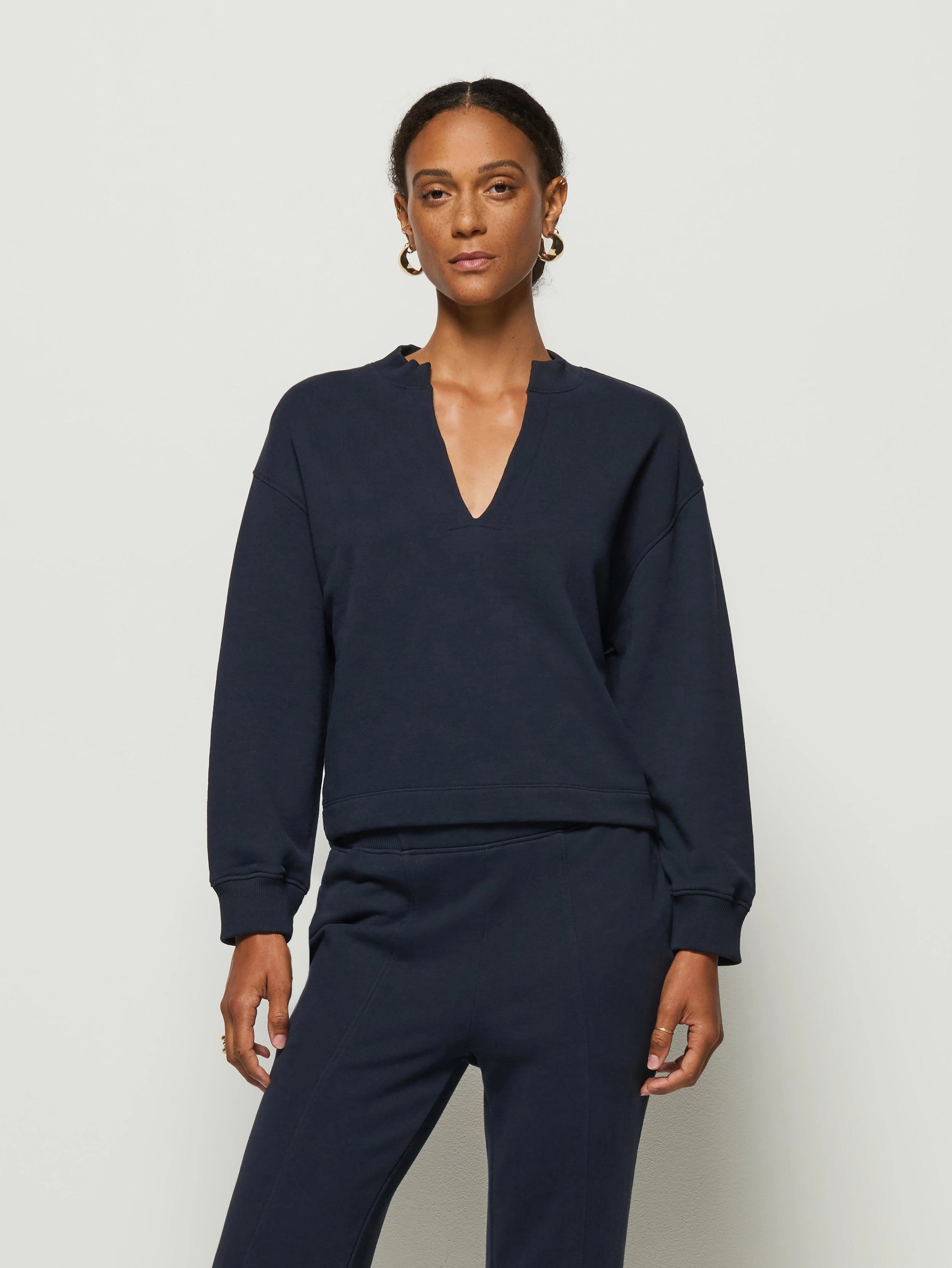 Jessi Sweatshirt Drawcord Hood Casual apparel