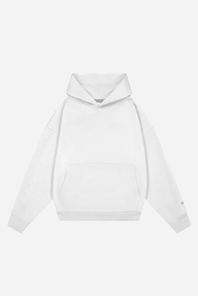 Nothing Hoodie | Cloud White Sleeve Detail Moisture Wicking Finish