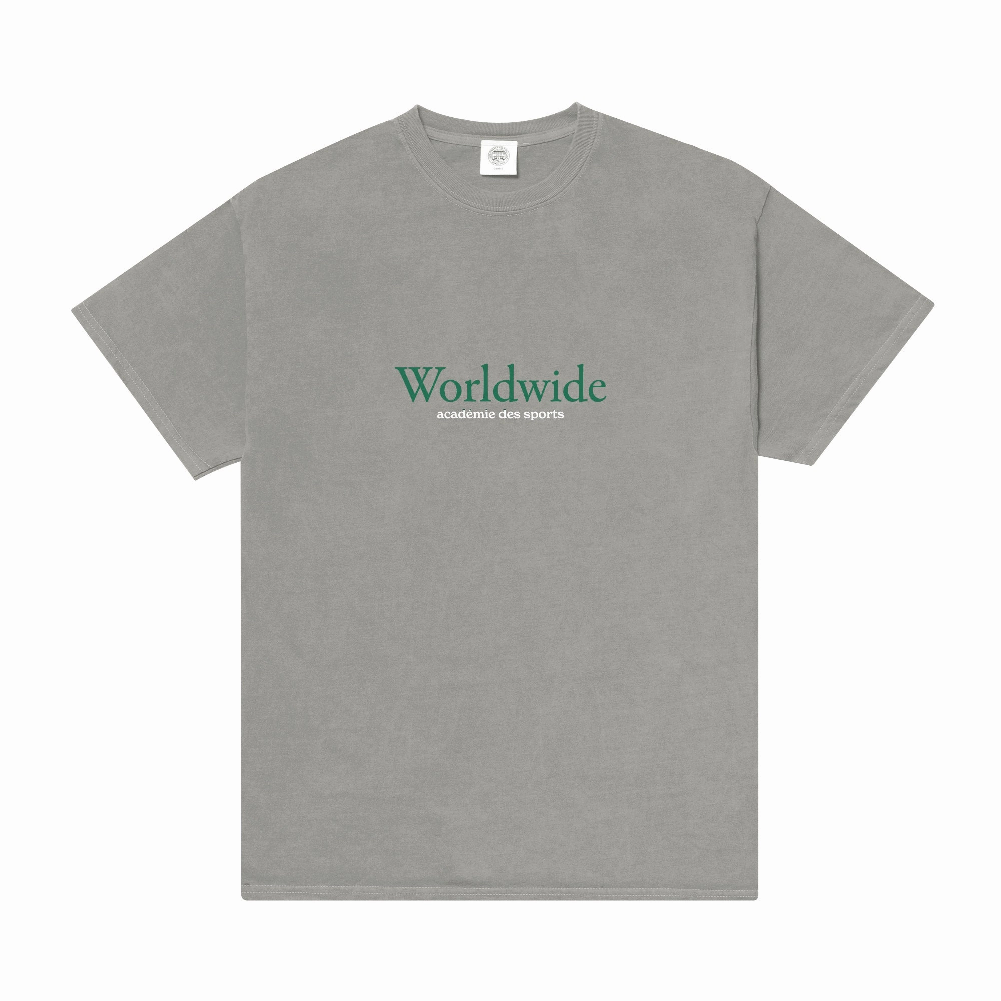 Button Down ethical Vice 84 'Worldwide' Vintage Washed Tee - Graphite
