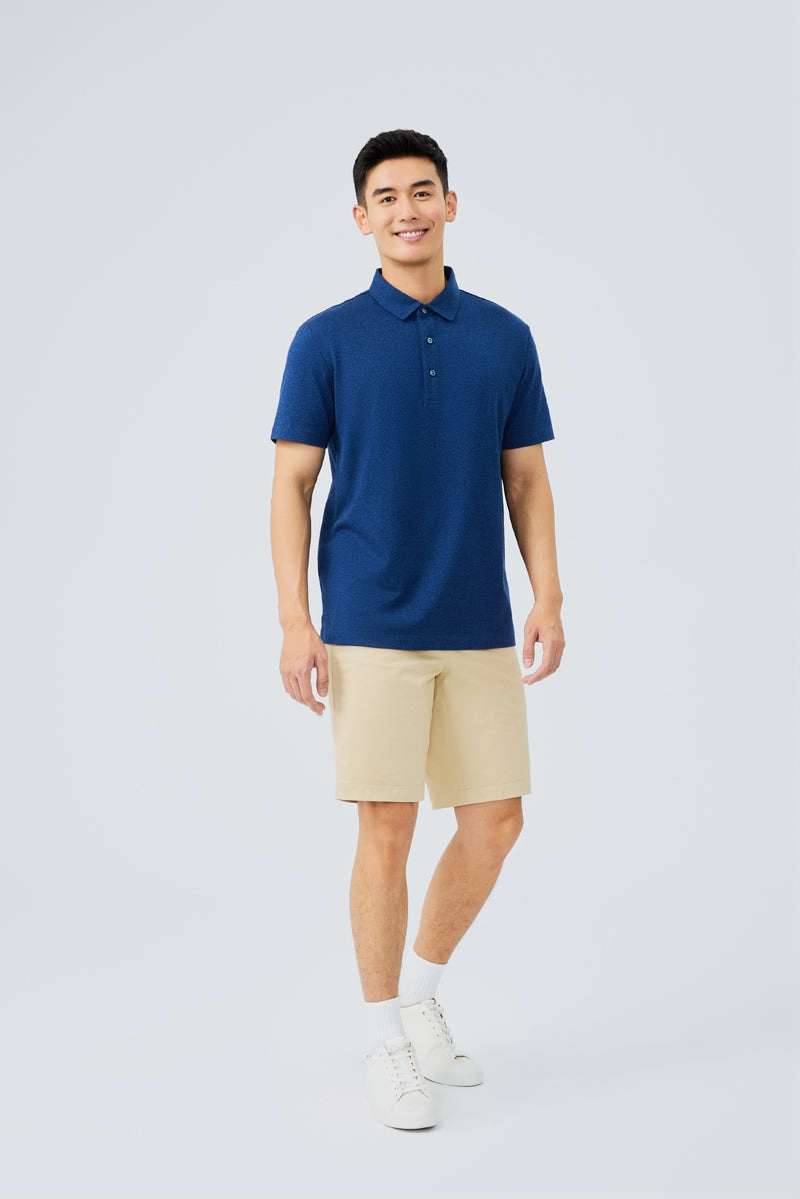 Waterless Dye Jersey Polo | Dark Blue BL3012 Lightweight Material