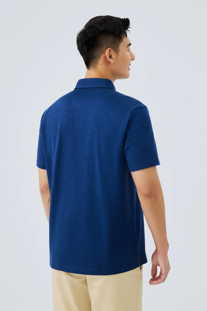 Waterless Dye Jersey Polo | Dark Blue BL3012 Comfortable Look