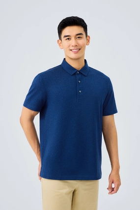 Business Event Waterless Dye Jersey Polo | Dark Blue BL3012