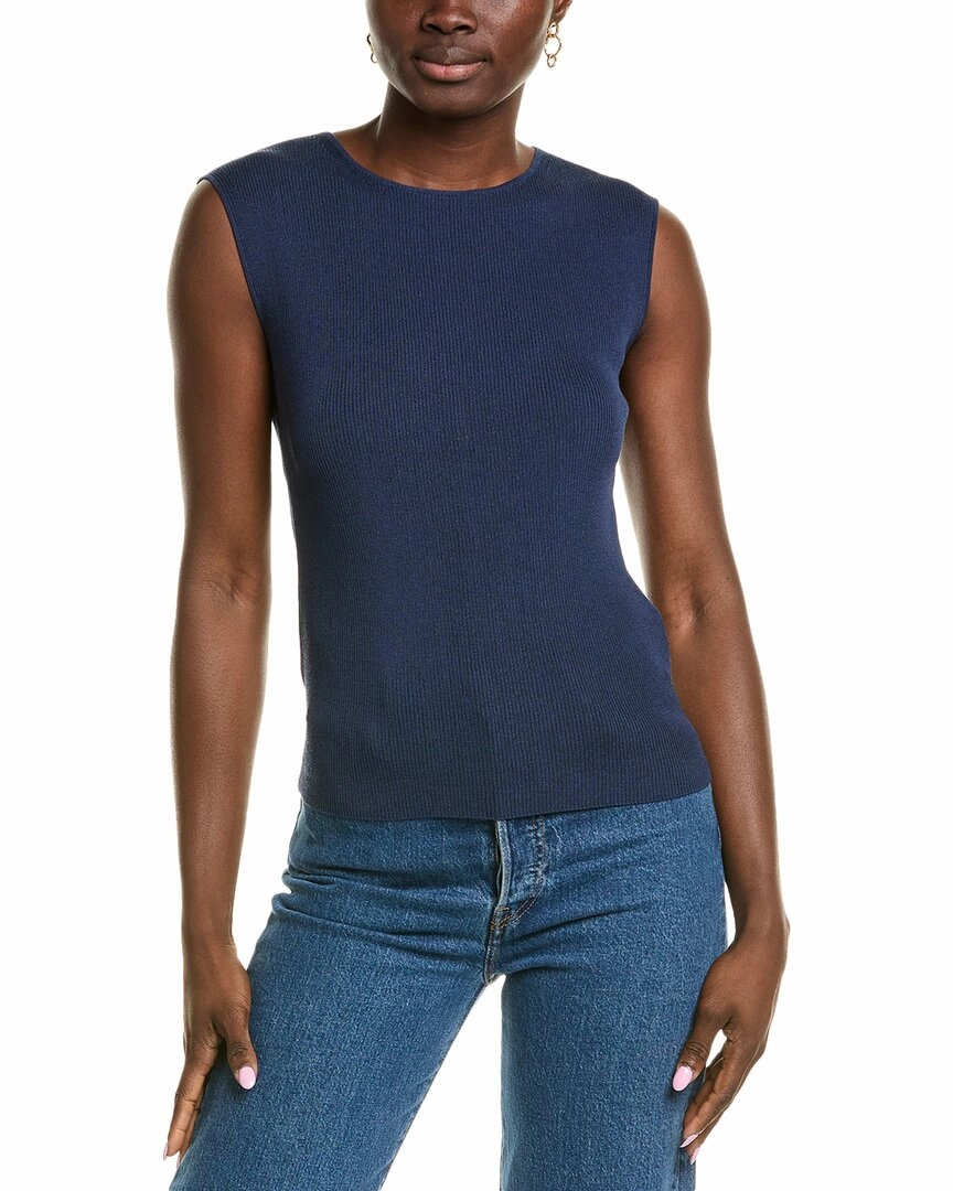 Trendy Design Flexible Neck Opening Lafayette 148 New York Silk-Blend Sweater
