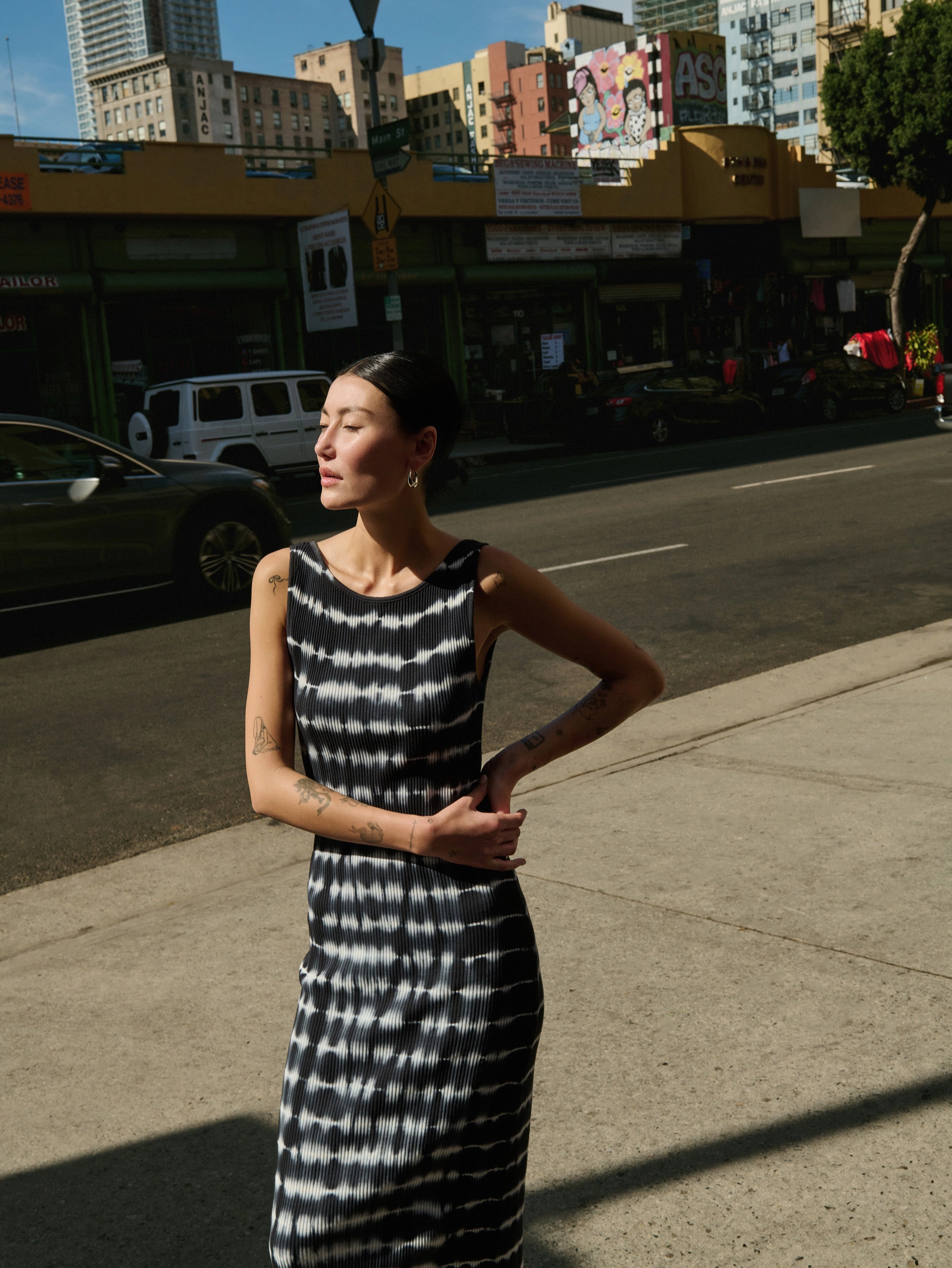 Functional Comfort Christy Tie Dye Midi