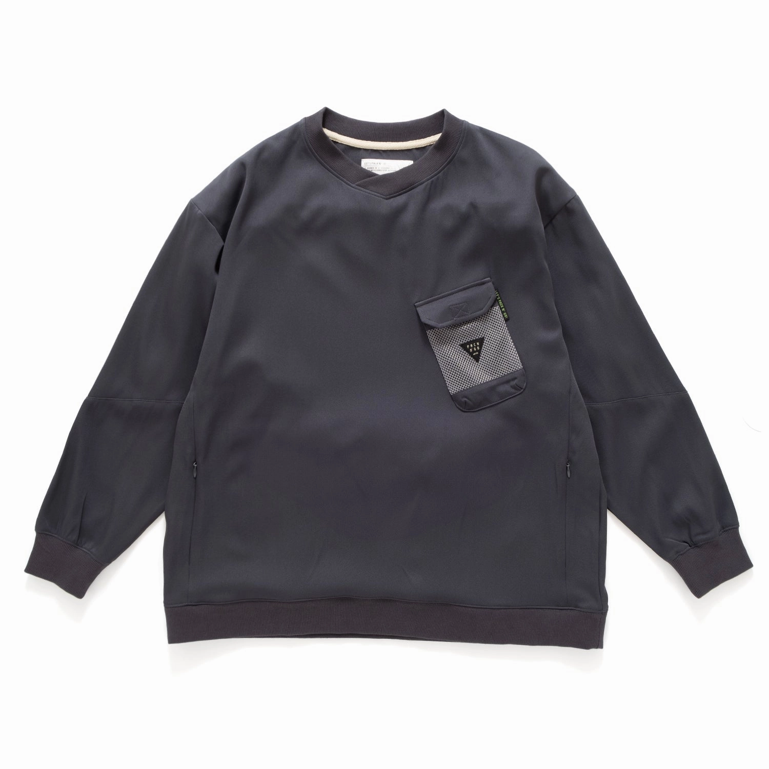 Flattering Design Everyday Chic (TP1240) Tech Zipped Long Sleeve Tee