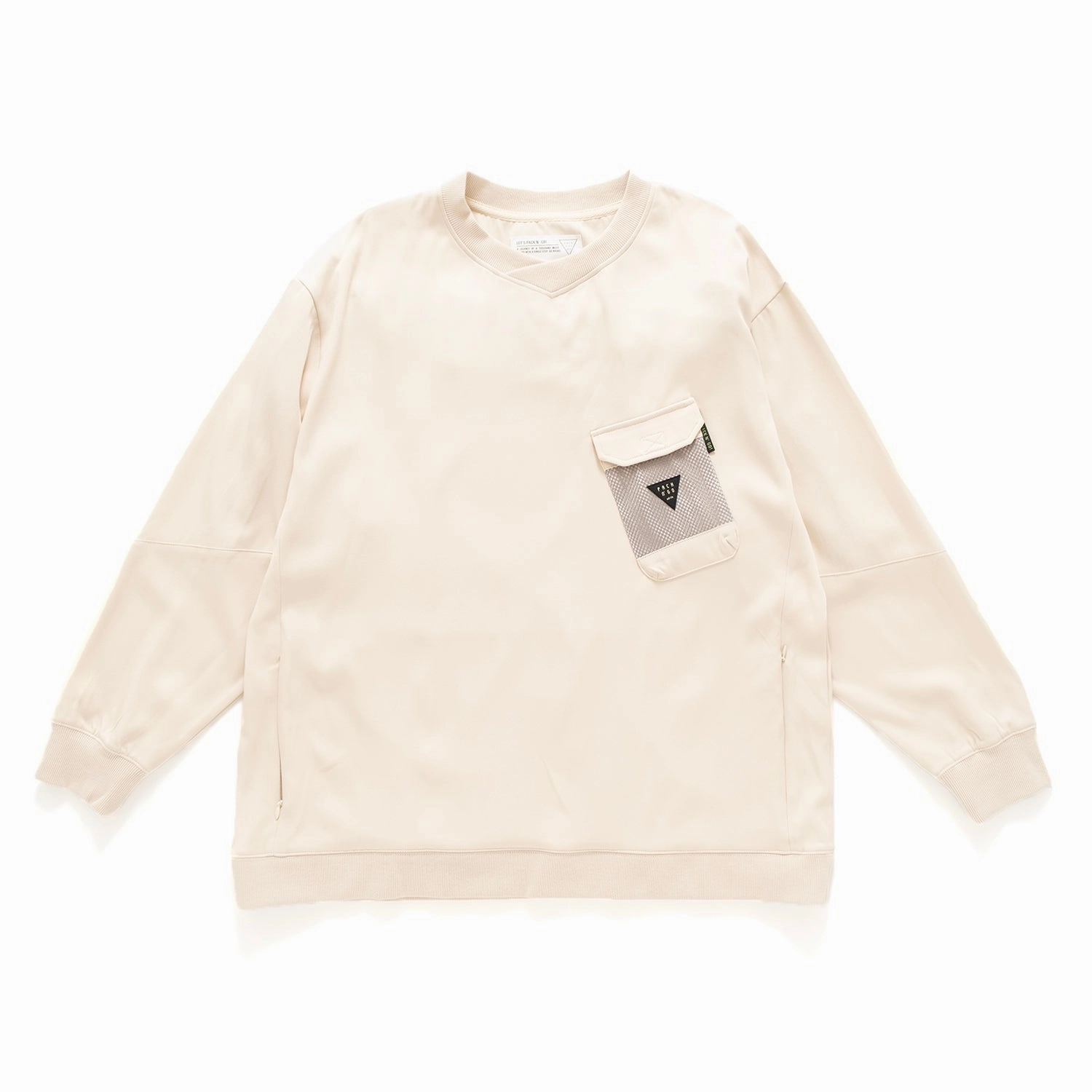 outdoor concert Washable (TP1240) Tech Zipped Long Sleeve Tee