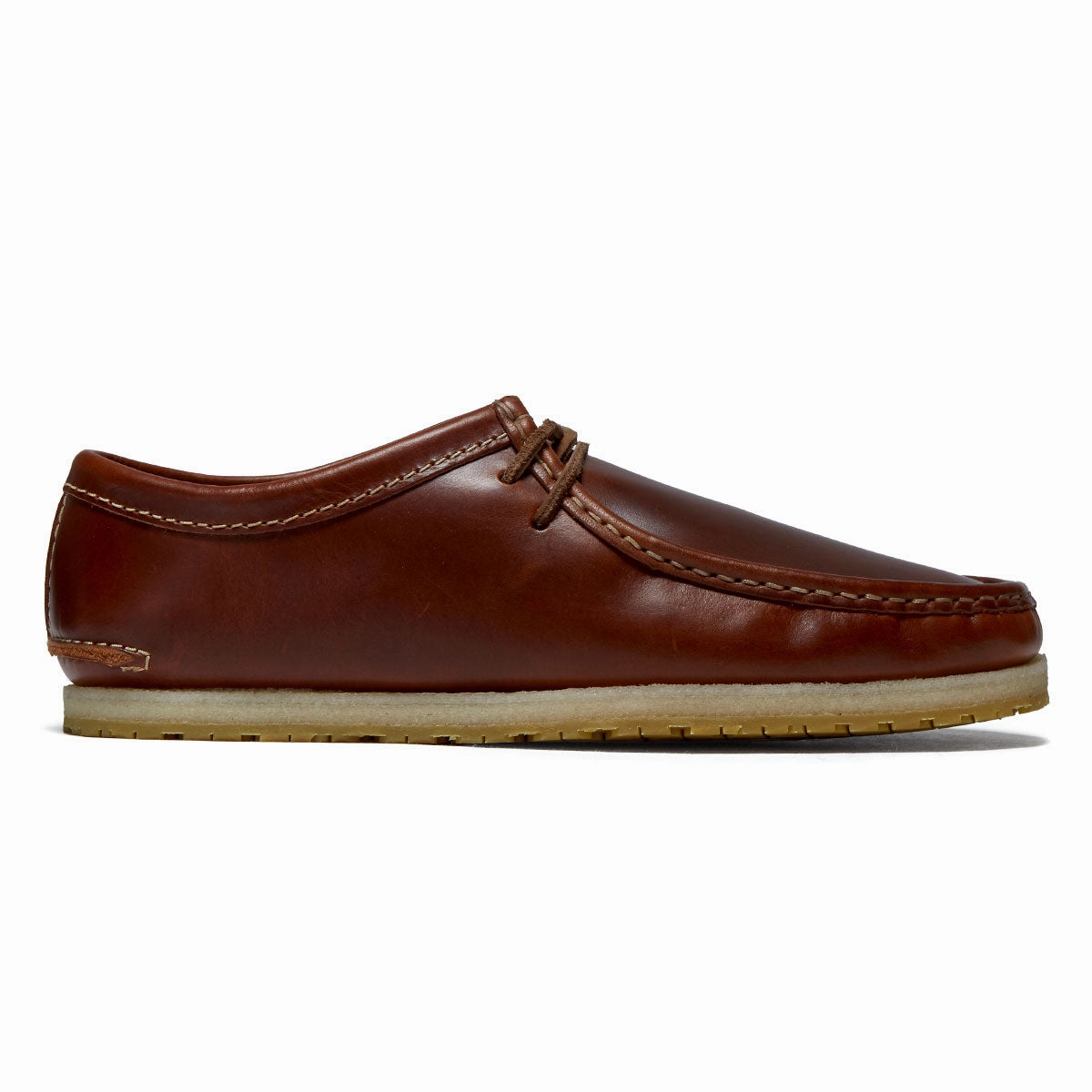 Clarks Godney Lace Shoes - Brown Leather Lifestyle Trend Airflow Venting