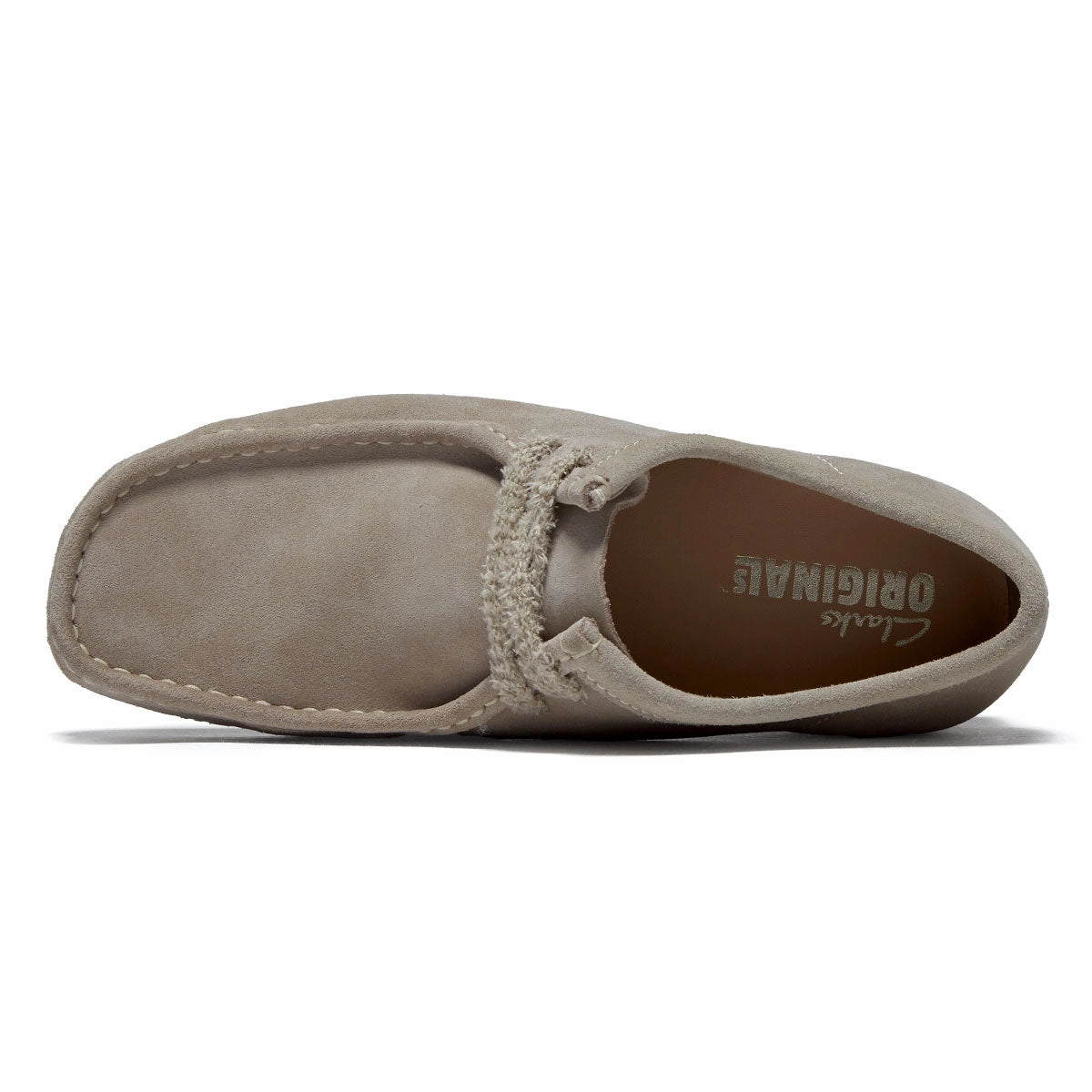 Clarks Wallabee 2604 Shoes - Sand Suede Eco Friendly Fabric