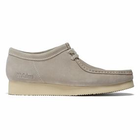 Clarks Wallabee 2604 Shoes - Sand Suede Outsole Traction