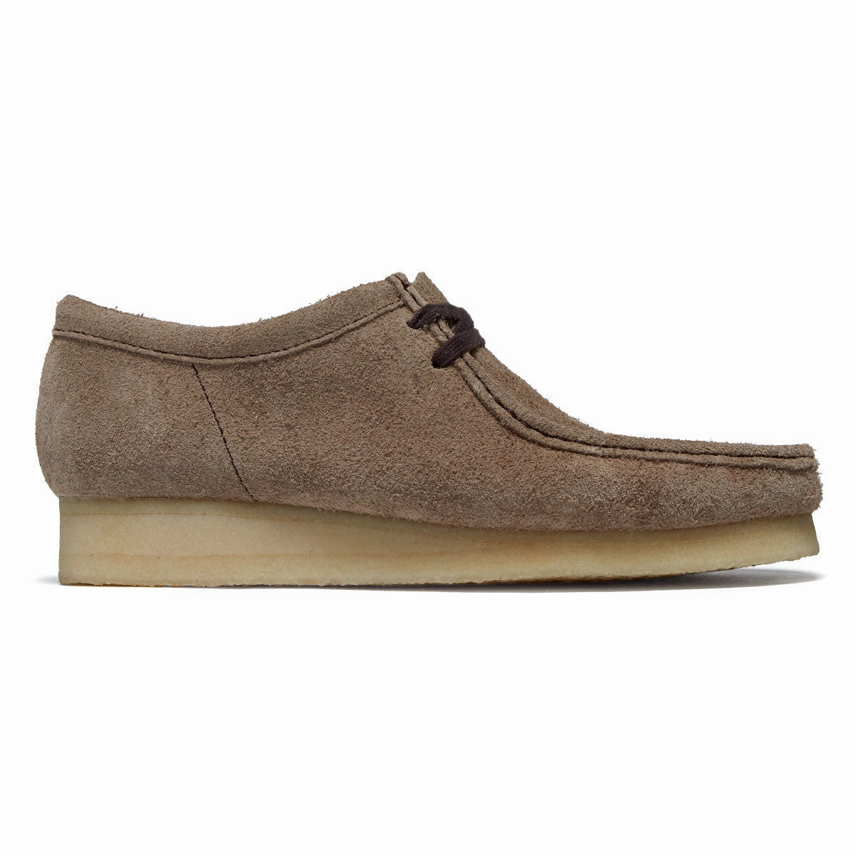 Slip Resistant Pattern Elite performance Clarks Wallabee Shoes - Wolf Suede