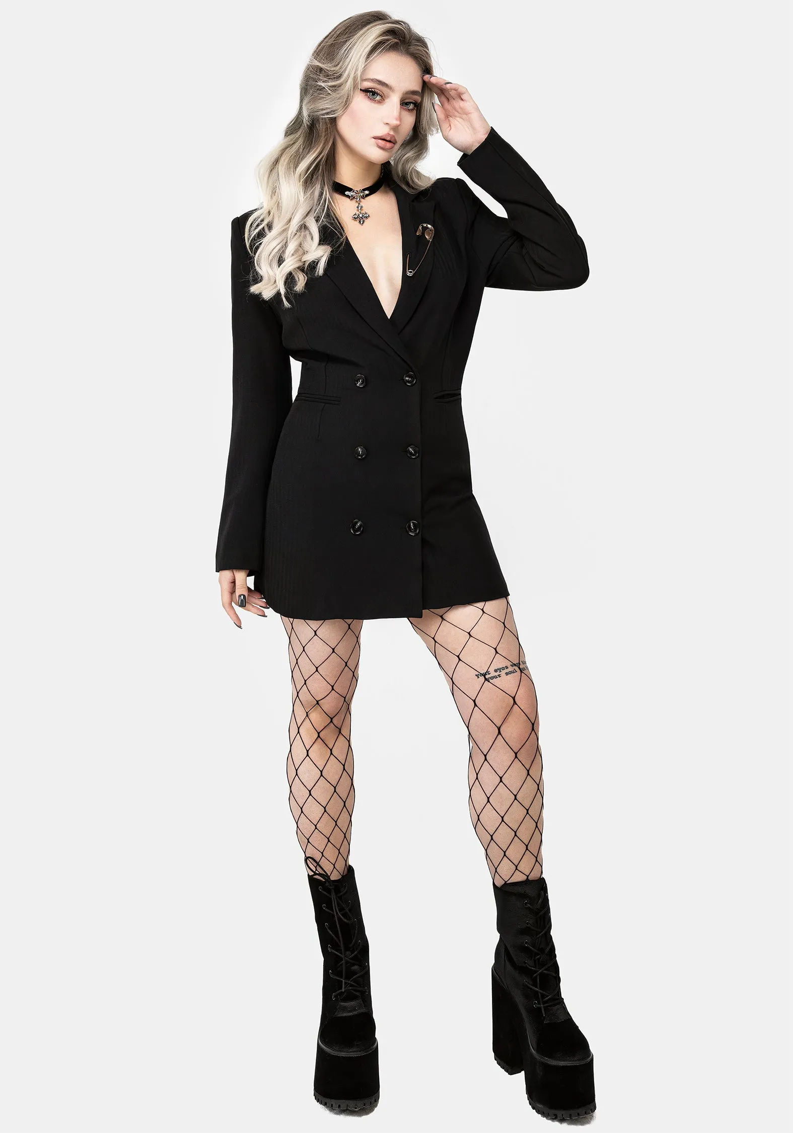 Juno Blazer Dress Sleek Presence
