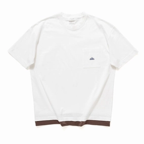 (ZT321) Fake Layer Heavyweight Pocket Tee Flexible Wear Active Comfort Wear
