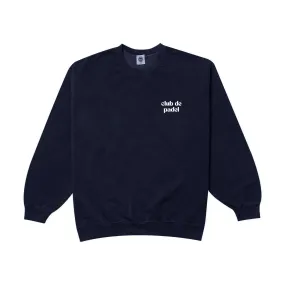 Club de Padel Logo Sweater - Navy Minimalist Style Versatile Style