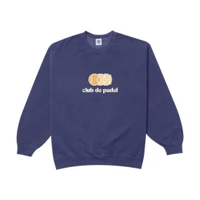 Club de Padel 'Vibora' Vintage Washed Sweater - Violet Luxe Wear