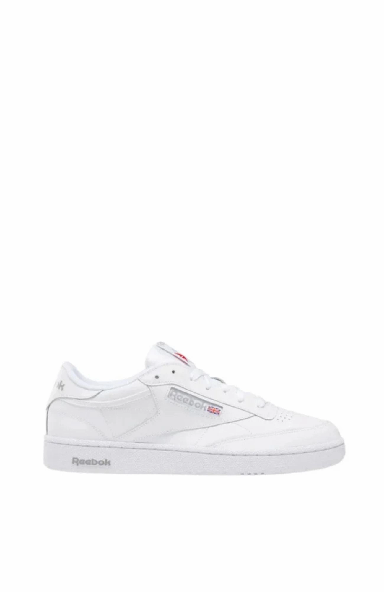 Club C 85 Shoe Int-Wht Sheer Grey Recycled Synthetic Upper