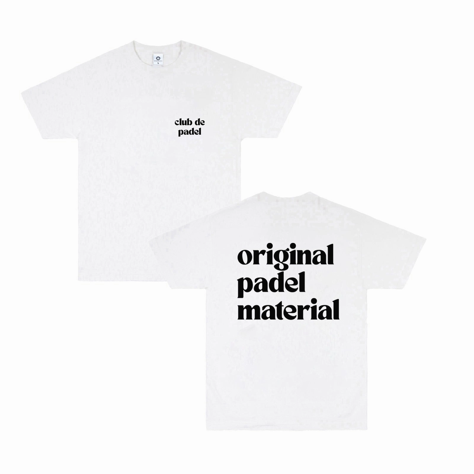 AntiStatic Properties Club de Padel 'Original Padel Material' Tee - White
