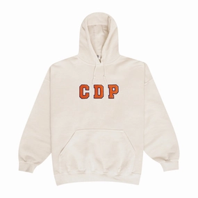 stretchy texture Ergonomic Cut Club de Padel 'Varsity' Vintage Washed Hoodie - Cream