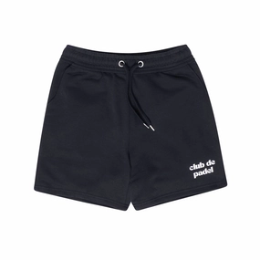 Valentine's gift hang dry Club de Padel Logo Jogger Shorts - Black