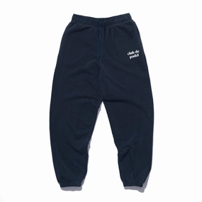 Club de Padel Logo Joggers - Navy No Gap Waistband Stable Shape