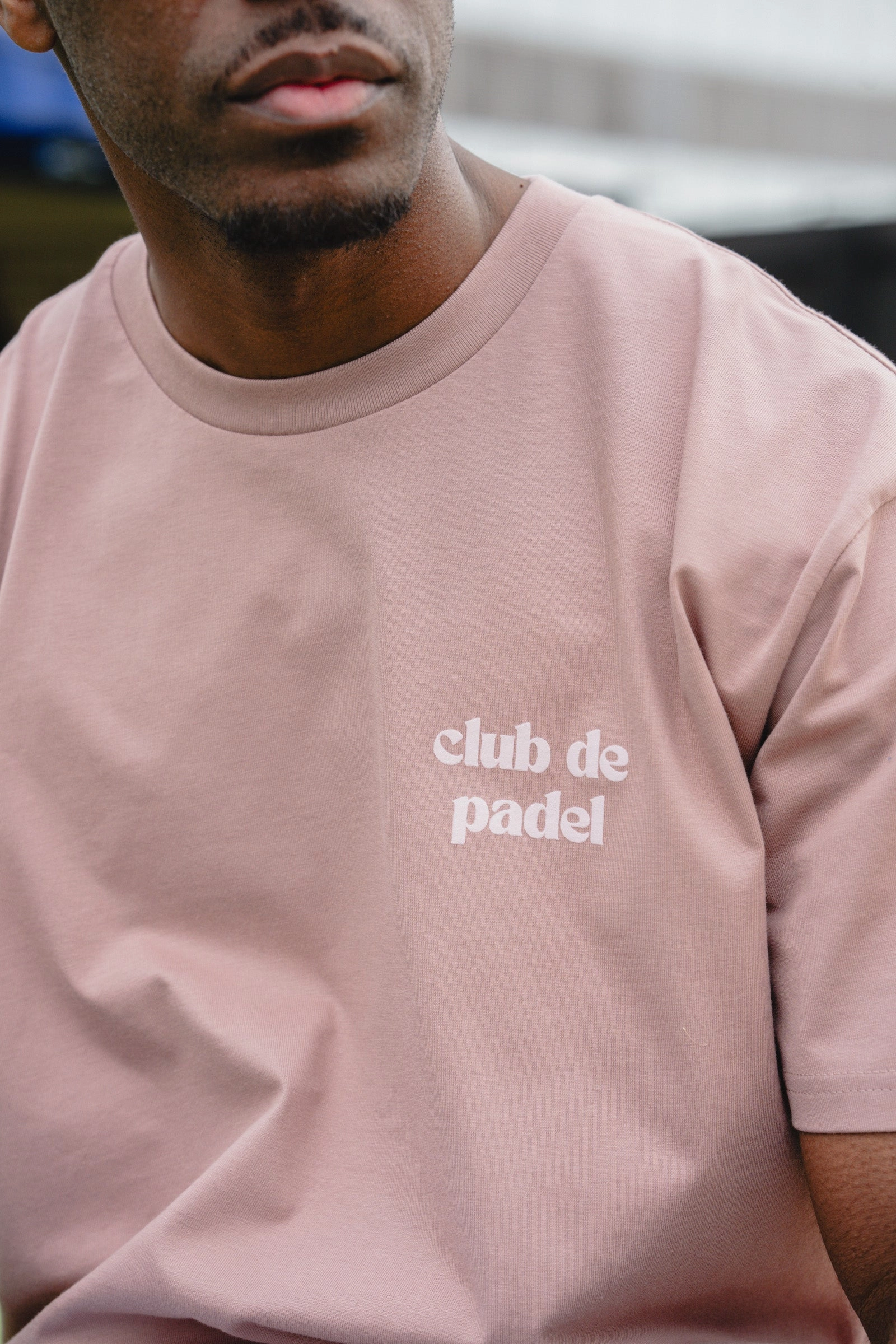 Seasonal Comfort Style Travel Comfort Style Club de Padel Logo Tee - Dusty Pink