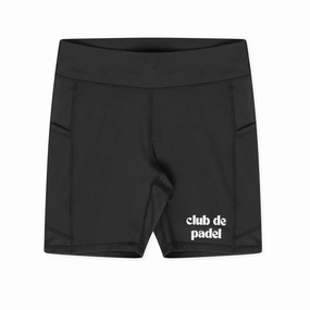 Club de Padel Logo WMNS Active Shorts - Black All Fit Fitness wear