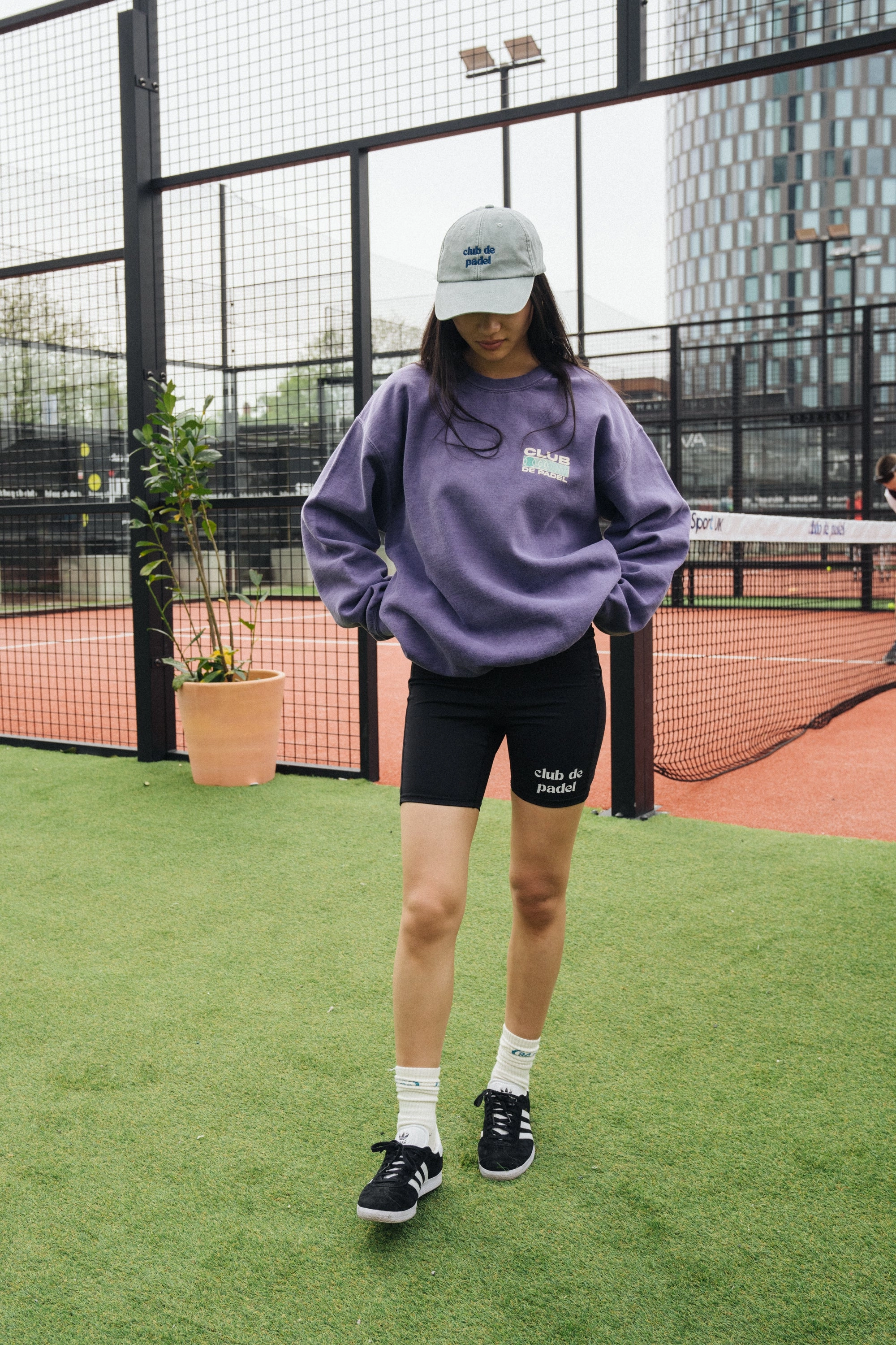 Club de Padel Logo WMNS Active Shorts - Black holiday apparel rayon fabric