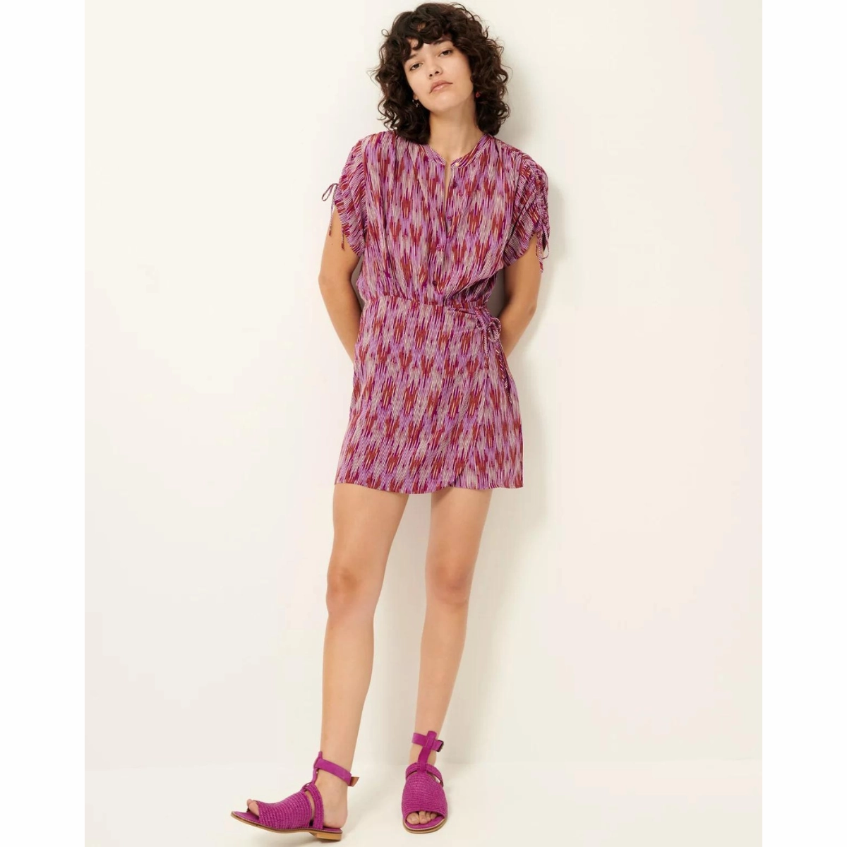 Light Coral Plum Ikalia Noa Dress
