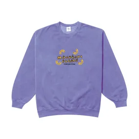 Machine washable Other Side Store 'Macaroni Please' Vintage Washed Sweater - Lilac