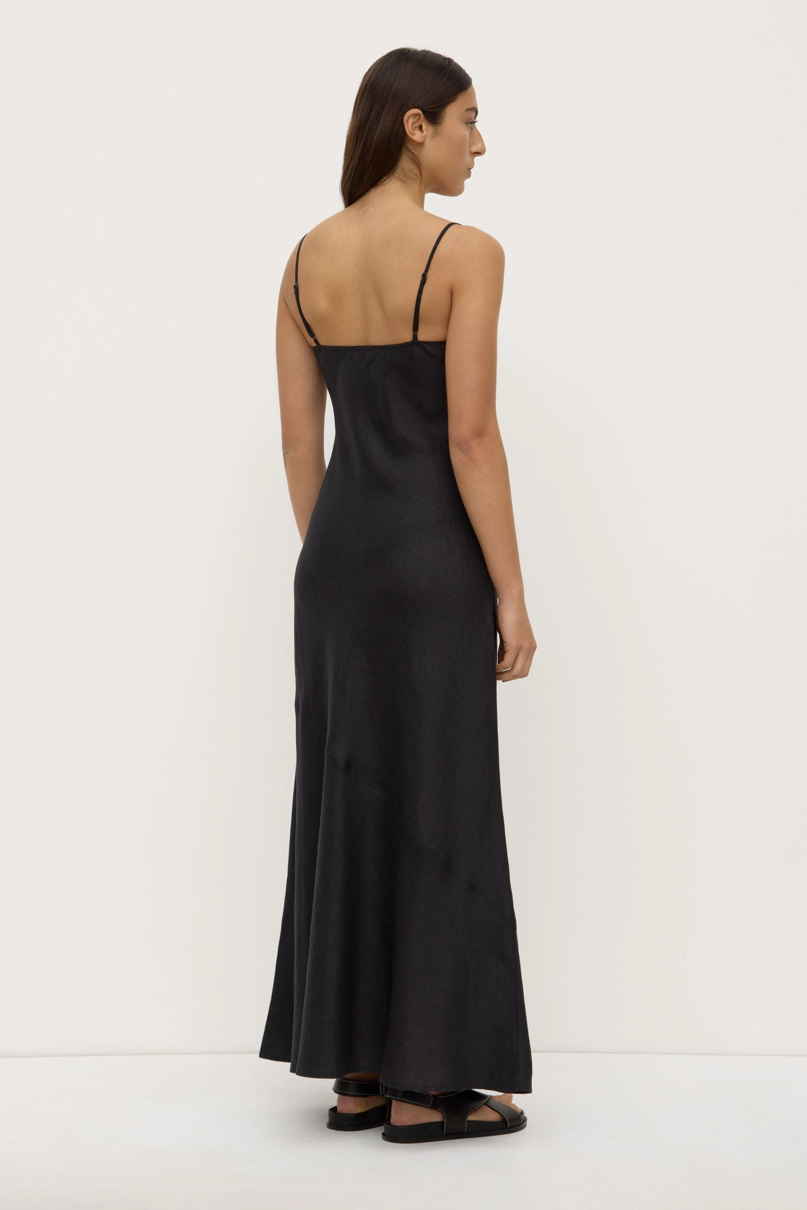 Colette Linen Slip Dress Year Rounder Dance Night