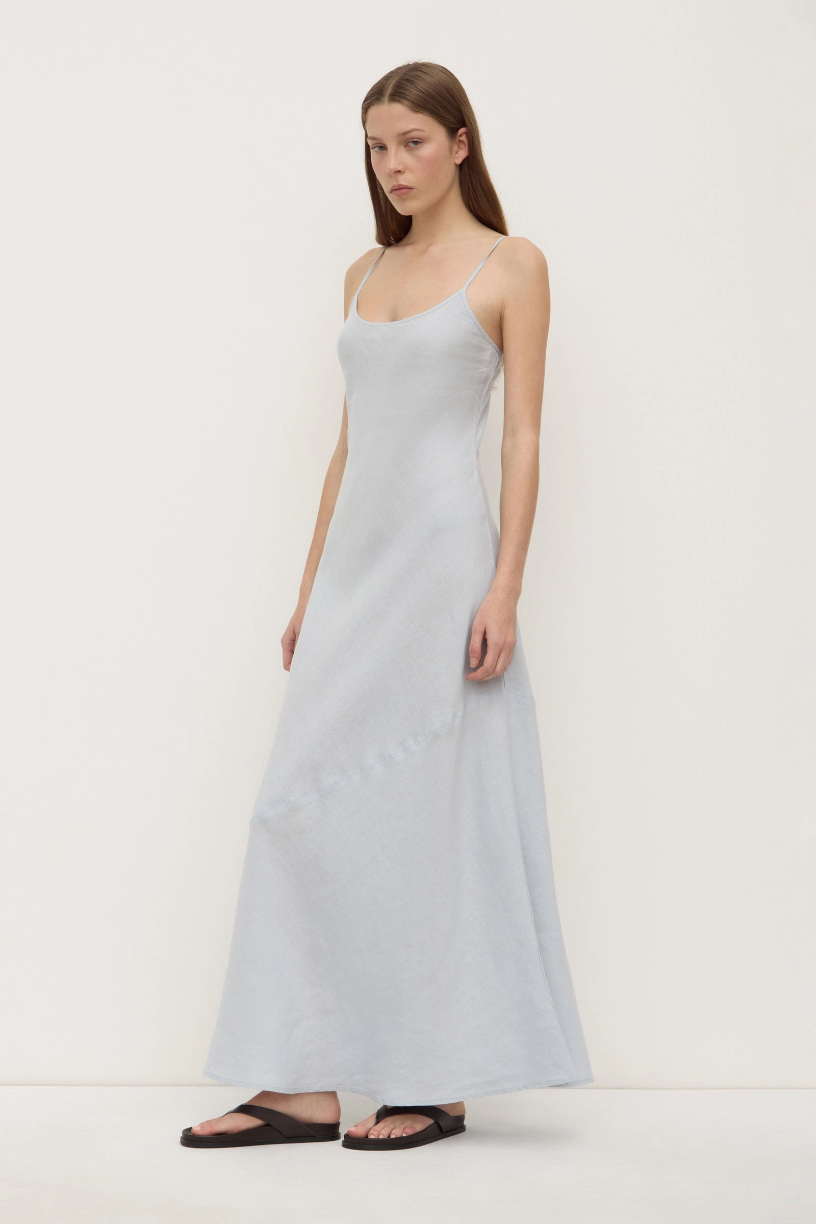 Classic Layering Flattering Fit for All Colette Linen Slip Dress