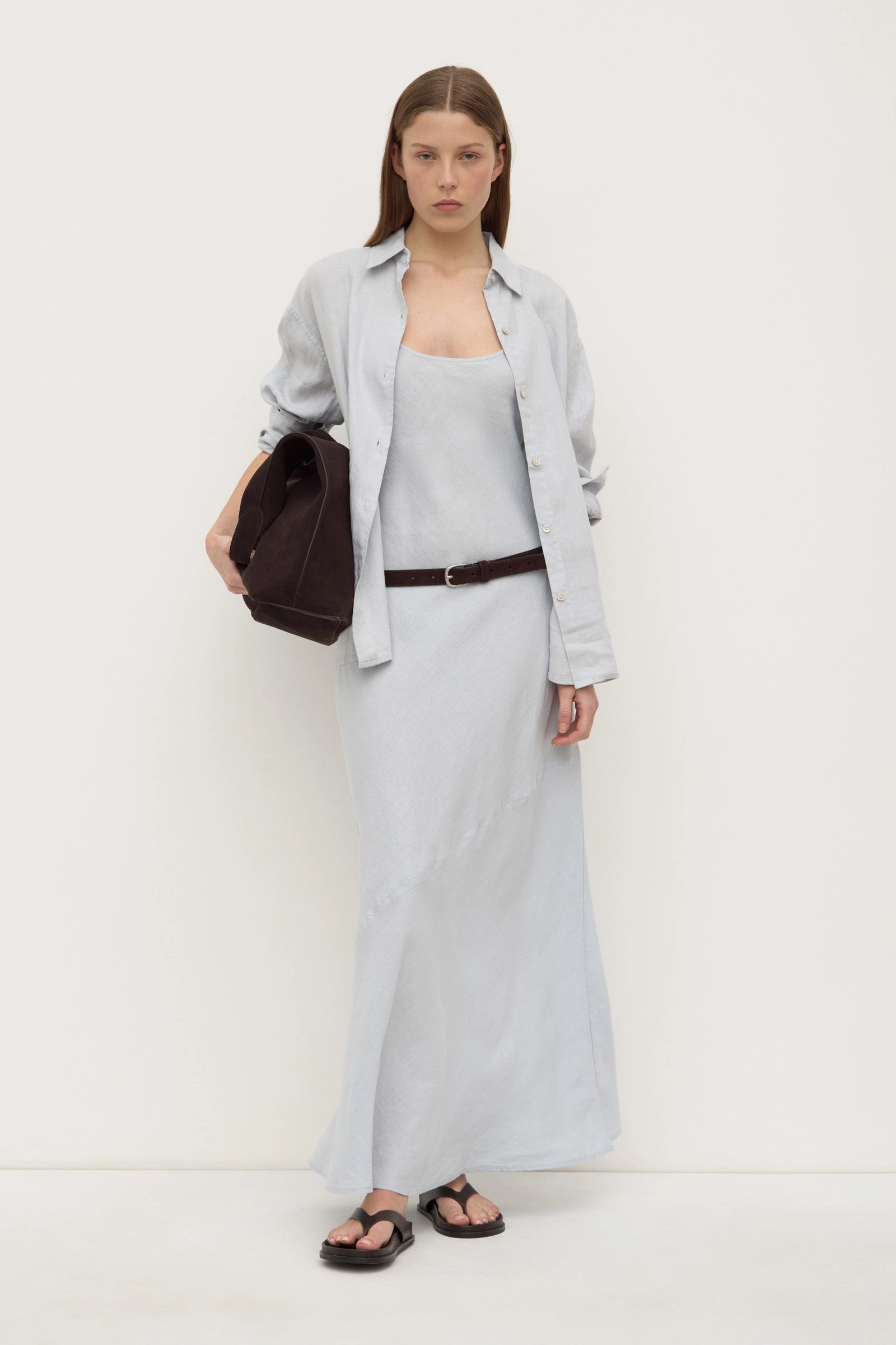 Colette Linen Slip Dress Comfy Wear